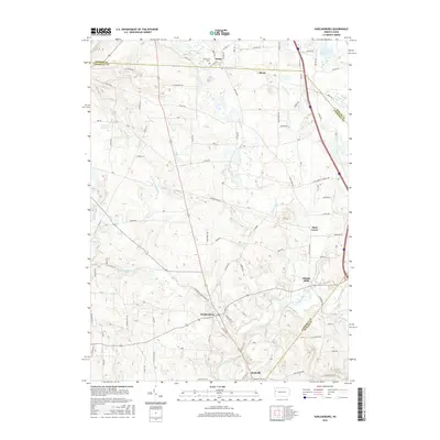 2016 Map of Harlansburg, 2016 Print