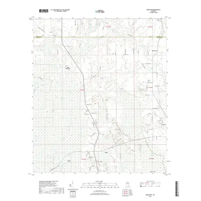 2018 Map of Harleston, 2018 Print