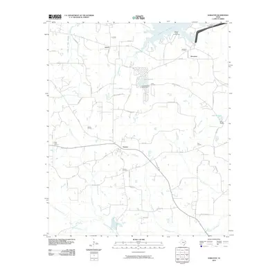 2010 Map of Harleton, 2010 Print