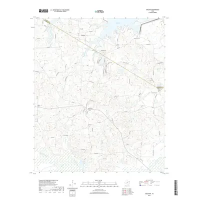 2019 Map of Harleton, 2019 Print