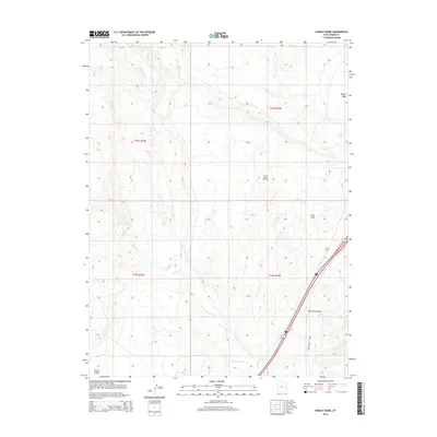 2014 Map of Harley Dome, 2014 Print