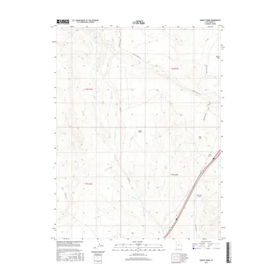 2017 Map of Harley Dome, 2017 Print