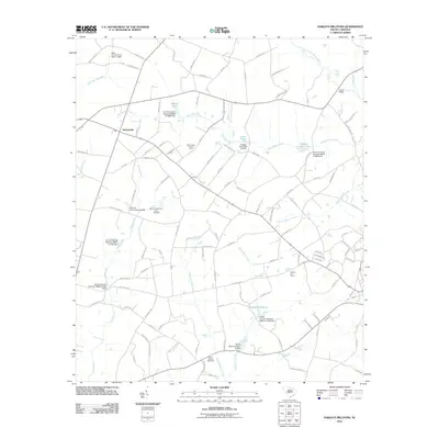 2011 Map of Harleys Millpond, 2011 Print