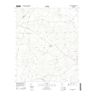 2014 Map of Harleys Millpond, 2014 Print