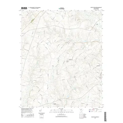 2017 Map of Harleys Millpond, 2017 Print