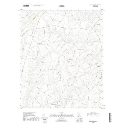 2020 Map of Harleys Millpond, 2020 Print