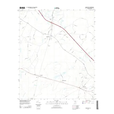 2014 Map of Harleyville, 2014 Print