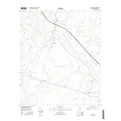 2017 Map of Harleyville, 2017 Print