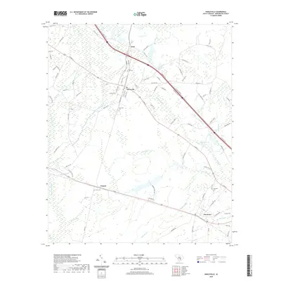 2020 Map of Harleyville, 2020 Print