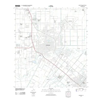 2010 Map of Harlingen, 2010 Print