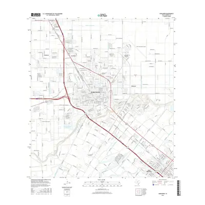 2016 Map of Harlingen, 2016 Print