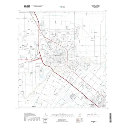 2019 Map of Harlingen, 2019 Print