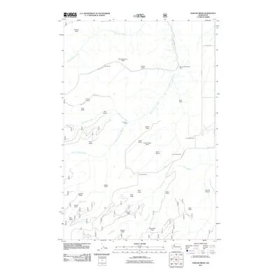2011 Map of Harlow Ridge, 2011 Print