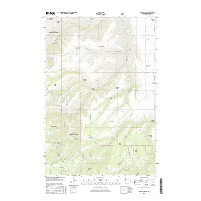 2017 Map of Harlow Ridge, 2017 Print