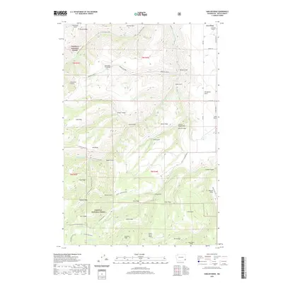 2020 Map of Harlow Ridge, 2020 Print