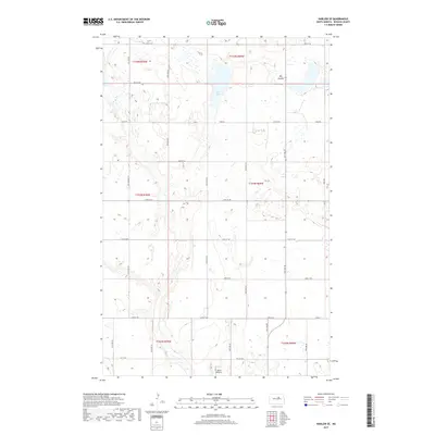 2017 Map of Harlow SE, 2017 Print