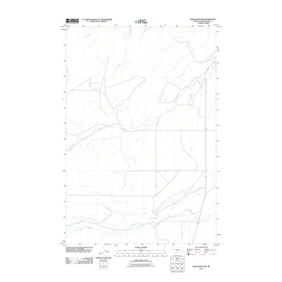 2011 Map of Harlowton SW, 2011 Print