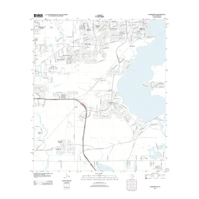 2013 Map of Harmaston, 2013 Print