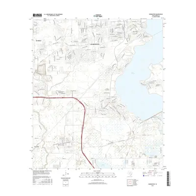 2016 Map of Harmaston, 2016 Print