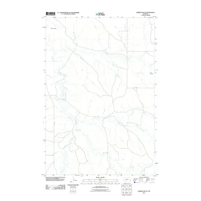 2011 Map of Harmon Butte, 2011 Print