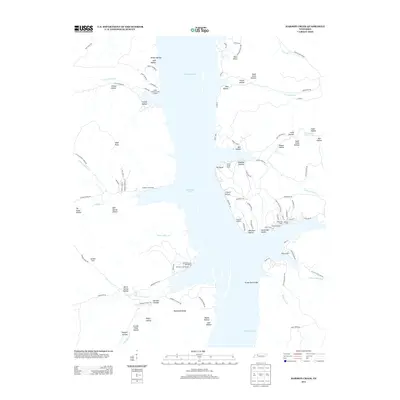 2013 Map of Harmon Creek, 2013 Print