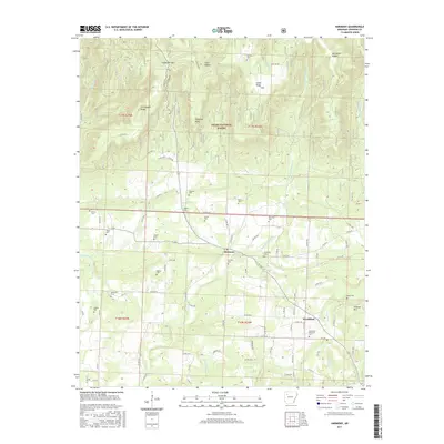 2017 Map of Harmony, 2017 Print
