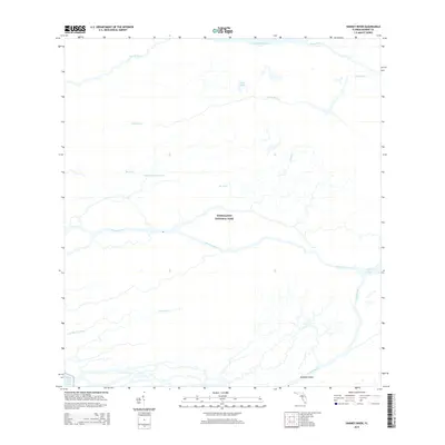 2015 Map of Harney River, 2015 Print