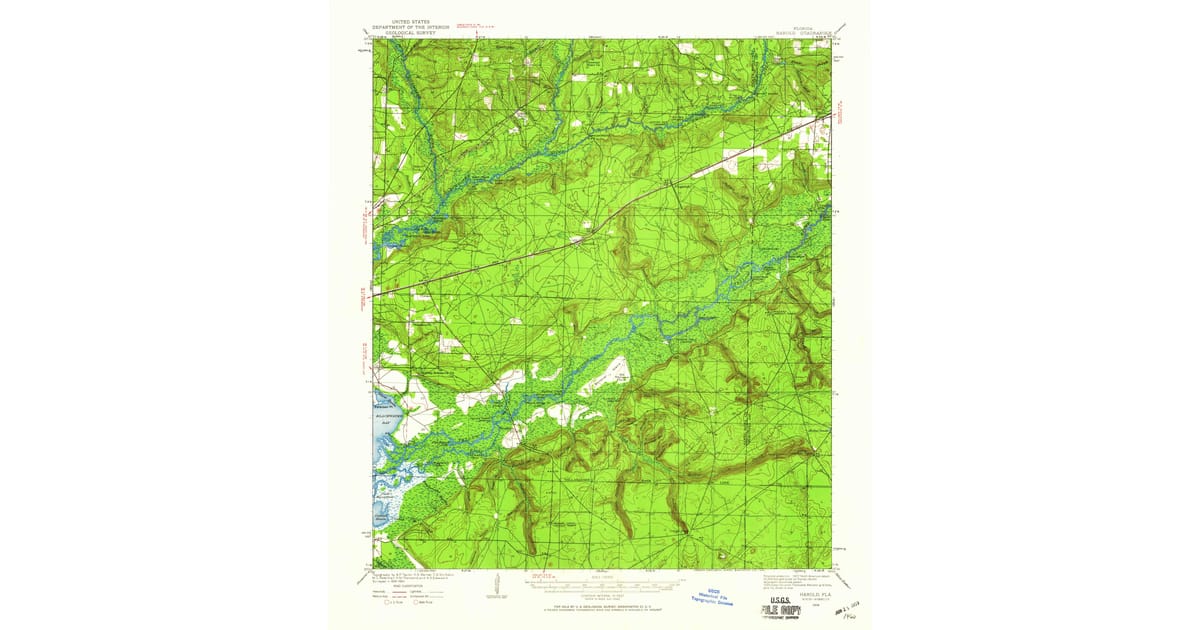 1930s Maps of Broxson FL Pastmaps - Harold Santa Rosa County Fl Usgs Topo 1934 Og 1200x630