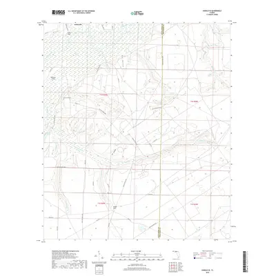 2018 Map of Harold SE, 2018 Print