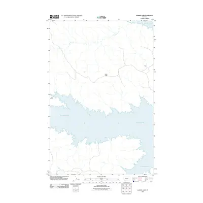 2011 Map of Harper Camp, 2011 Print
