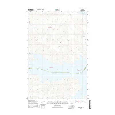 2017 Map of Harper Camp, 2017 Print