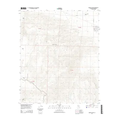 2015 Map of Harper Canyon, 2015 Print