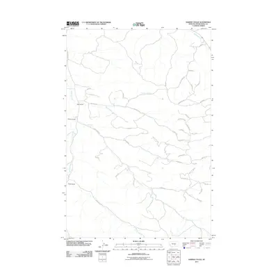2011 Map of Harper Coulee, 2011 Print