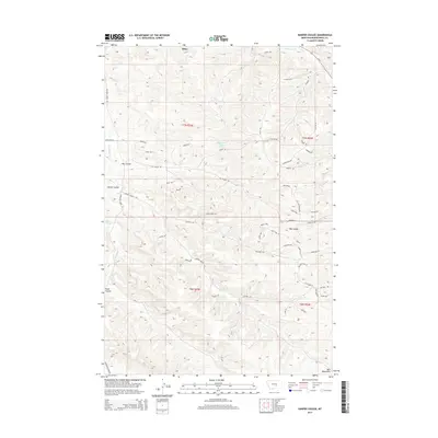 2014 Map of Harper Coulee, 2014 Print