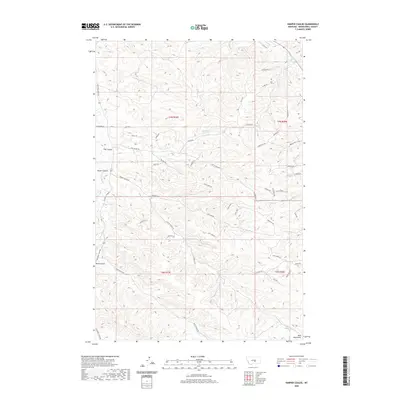 2020 Map of Harper Coulee, 2020 Print