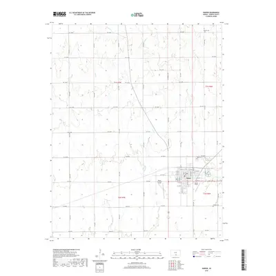 2018 Map of Harper, 2018 Print
