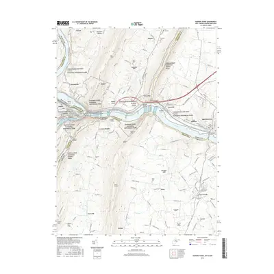 2016 Map of Harpers Ferry, 2016 Print