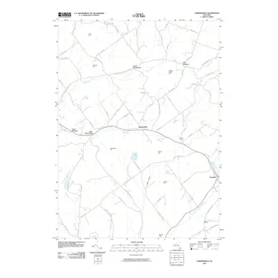 2010 Map of Harpersfield, 2010 Print