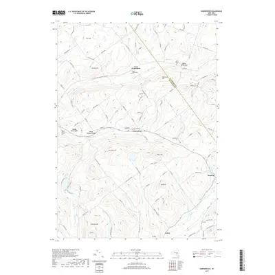 2019 Map of Harpersfield, 2019 Print