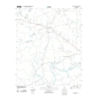 2011 Map of Harpersville, 2011 Print