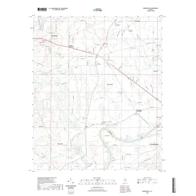 2020 Map of Harpersville, 2020 Print