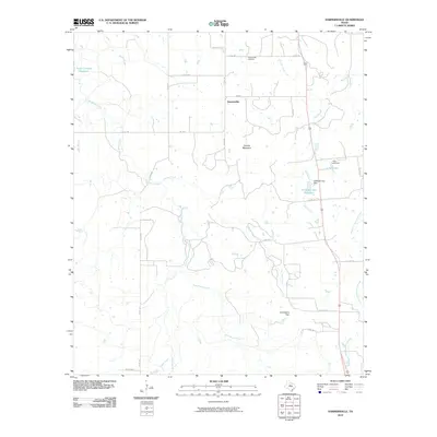 2010 Map of Harpersville, 2010 Print