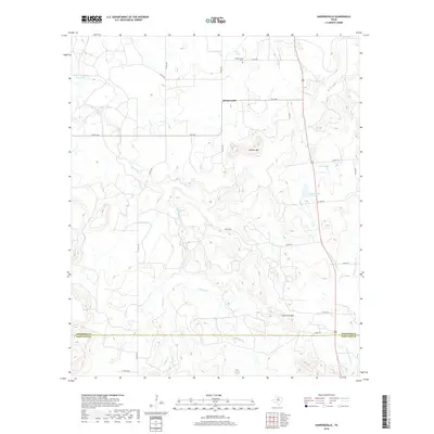 2019 Map of Harpersville, 2019 Print
