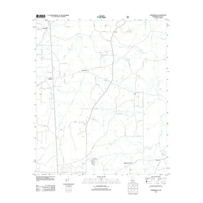2012 Map of Harperville, 2012 Print