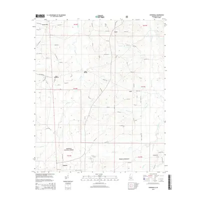 2015 Map of Harperville, 2015 Print
