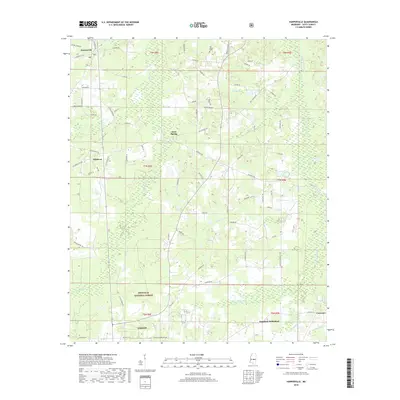 2018 Map of Harperville, 2018 Print
