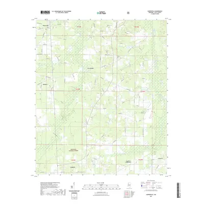 2021 Map of Harperville, 2021 Print