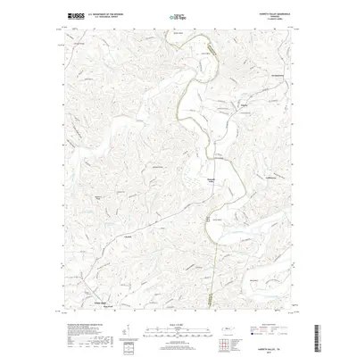 2019 Map of Harpeth Valley, 2019 Print