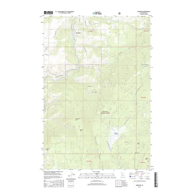 2017 Map of Harpster, 2017 Print