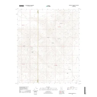 2018 Map of Harquahala Mountain, 2018 Print